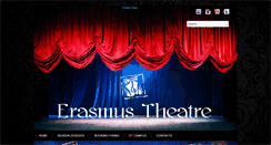 Desktop Screenshot of erasmustheatre.com