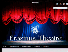 Tablet Screenshot of erasmustheatre.com